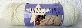 Caron Dazzleaire Acrylic/Nylon 4 Ply Vintage Yarn - 1 Skein Off White #2615 - $10.40