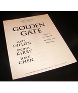 1994 GOLDEN GATE Movie PRESS KIT PRODUCTION NOTES HANDBOOK Pressbook - $12.99