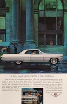1964 Print Ad The '64 Cadillac 2-Door Car Hydra-Matic Transmission - $13.48