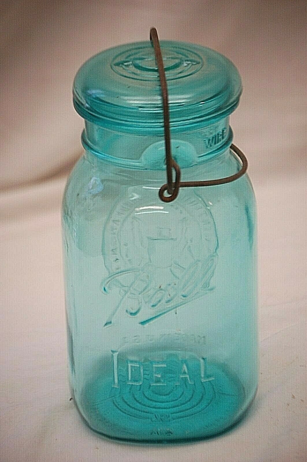 Blue Ball Perfect Mason Jar Half Gallon #1 (1923-1933)