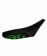 Yamaha DT 100 D E F 1977-79 Green Flame Dirtbike Black ATV Seat Cover #8266 - $31.90