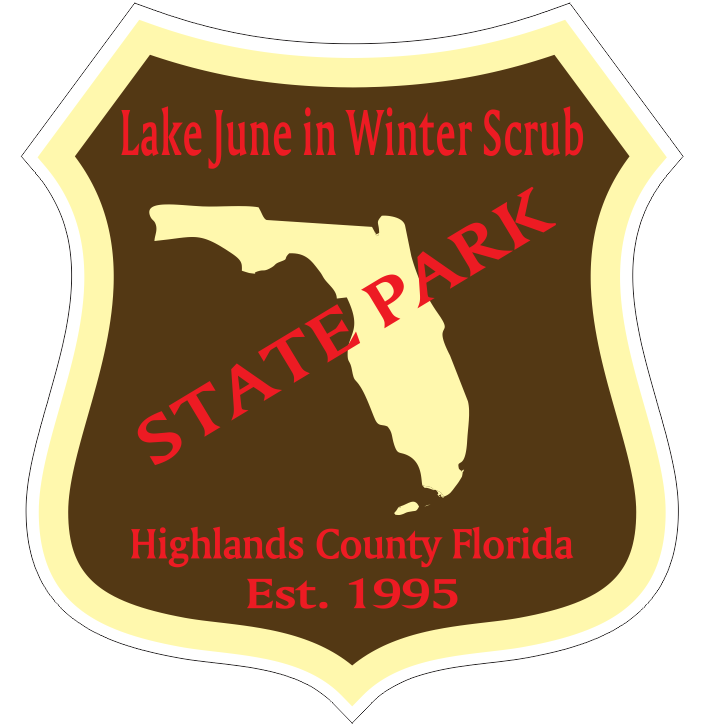 Primary image for Lake June in Winter Scrub Florida State Park Sticker R6751 YOU CHOOSE SIZE