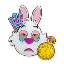 Alice in Wonderland 70th Anniversary - Pocket Watch - White Rabbit Pin