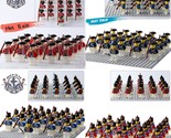 21pcs American Revolutionary War UK Red Coat US Marine Corps Minifigures Toys - £20.03 GBP