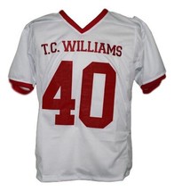 Petey Jones T.C.Williams The Titans Movie New Football Jersey White Any Size image 4