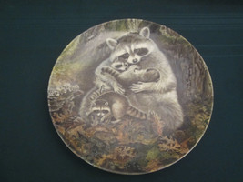 Raccoon Collector Plate A Protective Embrace Yin-Rei Hicks - Bradford Exchange - $15.00