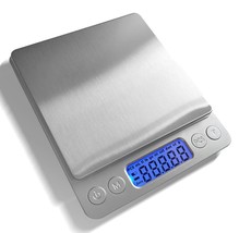 Fuzion Pocket Gram Scale Precision 1000g/0.1g, Mini Digital Scales Grams  and Ounces, Grain Scale, Herb Scale, Portable Travel Food Scale, Digital