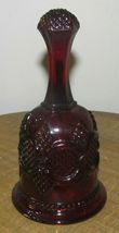 Vintage Avon 1976 Cape Cod Ruby Red Glass Dinner Bell Service School Cranberry - $17.50