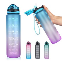 Glasstic Shatterproof Glass Water Bottle - 16oz - Flip Cap Sports Water  Bottle - Purple