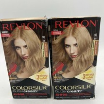 2 x Revlon 90 81N Light Natural Blonde Vivid Hair Color Colorsilk Buttercream - $21.77