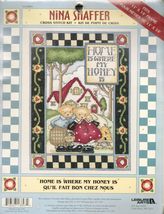 Home Is Where My Honey Is Nina Shaffer Bears Cross Stitch Kit 11&quot; x 14&quot; - $17.99