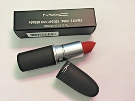 Authentic MAC 922 werk werk werk powder kiss Lipstick Full size NEW IN BOX - $15.88