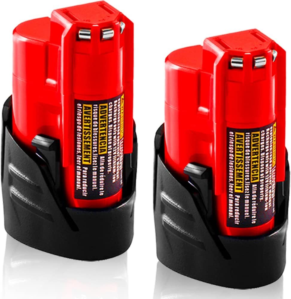  Powilling 2Pack 6.5Ah Lithium Battery Replacement for
