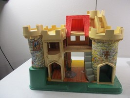 Vintage 1974 Fisher Price Little People Play Castle 993 Castle Only No Accessory - $37.61