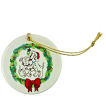 Disney Ornament Grolier Collectibles Dalmatians Delight Kissing Mistleto... - $19.27