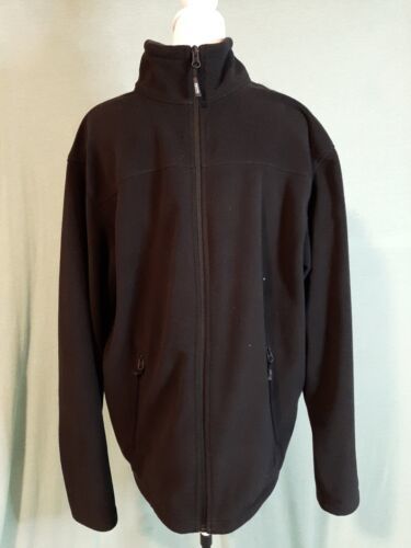 Primary image for Gander Mountain Guide Series Mens Medium Full Zip Fleece Sweatshirt Black Jacket