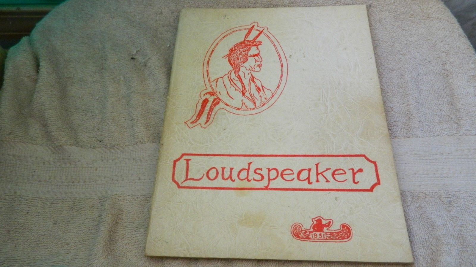 1951 ELKLAND PA HIGH SCHOOL YEARBOOK 1951 LOUDSPEAKER FAIR COND. FREE
