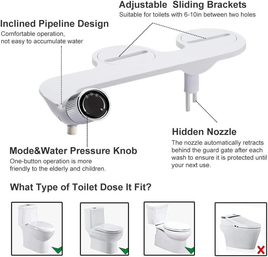 3/8 X 3/8 X 1/2 Inch T Connector – GenieBidet