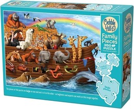 Cobble Hill Voyage of the Ark Jigsaw Puzzle 350 Piece Family Pieces Small Large image 1