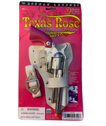 Western Legends Texas Rose Die Cast Metal Toy Pistol Cap Gun with Orange... - $34.53