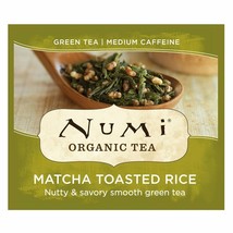 Numi Organic Tea Matcha Toasted Rice, 18 Count (Pack of 1) Box of Tea Bags, G... - $12.97