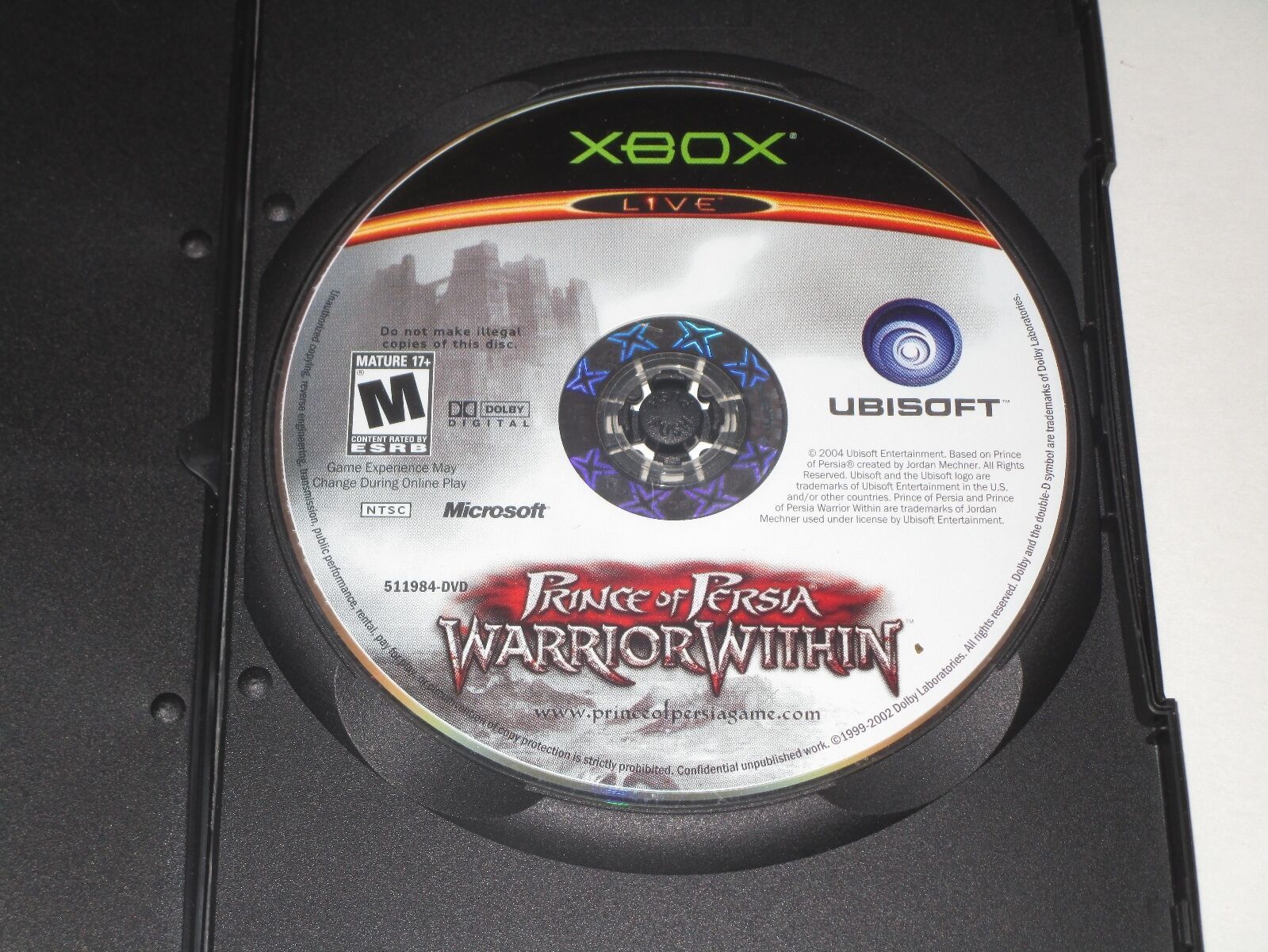 Primary image for Prince of Persia: Warrior Within (Xbox, 2004) DISC ONLY
