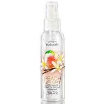 Avon Naturals White Peach & Vanilla Orchid Body Mist Body Spray 100 ml Rare New - $17.99