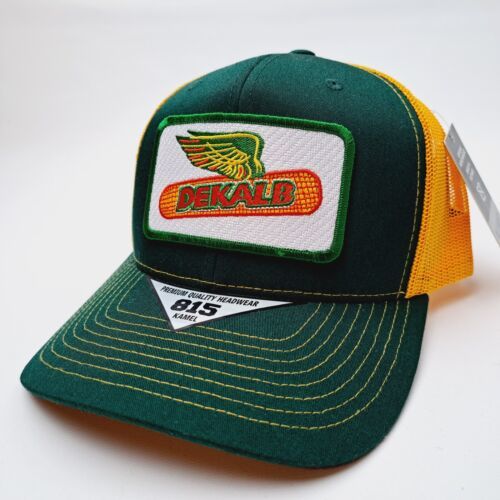 Dekalb Flying Corn Embroidered Patch Trucker Cap Hat Mesh Snapback ...