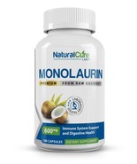 Natural Cure Labs Premium Monolaurin 600mg, 100 Capsules - $21.95