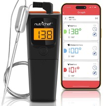 GCP Products 450Ft Wireless Meat Thermometer Digital With Dual Probe, Bluetooth  Meat Thermometer For Cooking, Wireless Thermometer For Gri…