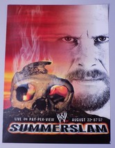 Stone Cold Steve Austin Summerslam PPV August 22, 1999 WWE Poster 12x16&quot;... - $24.74