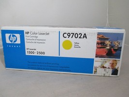 HP C9702A Yellow  Genuine Color Toner Cartridge NEW for LaserJet 1500 2500 - $17.81