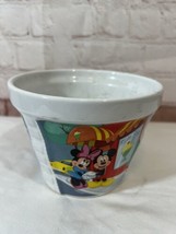 Disney Mickey Minnie Mouse Date Night/Love Ceramic Planter Flower Pot  6” 3 Side - $18.00