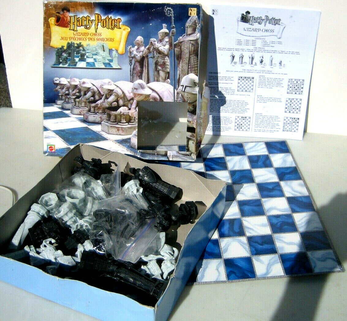 My Harry Potter Wizards' Chess Set Makeover  Harry potter chess, Harry  potter chess set, Harry potter chess board