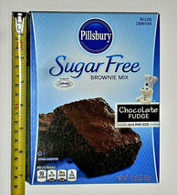 Sugar Free Pillsbury Chocolate Brownie Mix 12.35 Oz Box Quick Shipping - $9.63