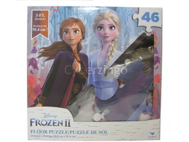 Disney Frozen II 46 Piece Cardboard Jigsaw Puzzle Anna Elsa For Children - $17.11