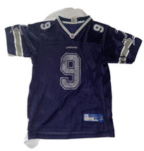 Reebok Tony Romo Dallas Cowboys Jersey NFL Football Blue Youth Size Large 14-16 - $20.27