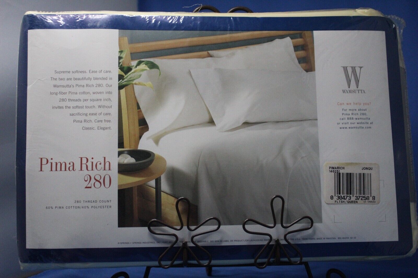 280-Thread-Count Pima Cotton Percale Fitted Sheet Cream Twin Extra-Long | L.L.Bean