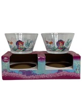 Disney Princess Little Mermaid Ariel - SET OF 2 Glass Bowls. - $22.79