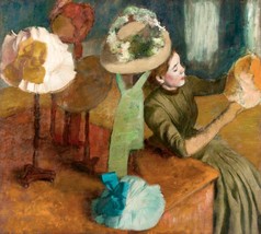 12630.Room Wall Poster.Interior art design.Degas painting.Millinery Hat Store - $16.20+