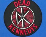 Dead Kennedys Round  Logo  Iron On Sew On Embroidered Patch 3&quot;x 3&quot; - $6.79