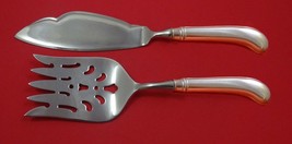 Rattail Antique by Reed Barton Dominick Haff Sterling Fish Serving Set Custom - $132.76