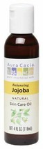 NEW Aura Cacia Natural Skin Care Oil Balancing Jojoba 4 Fluid Ounce - $16.30
