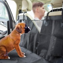 JabsPaws Hammock Mesh Window Dog Car Seat Cover+Seatbelt&amp;Bag FIts Cars,V... - $28.45