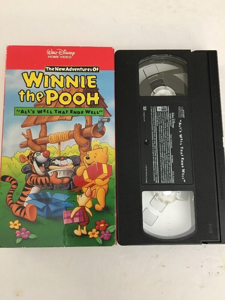 Winnie The Pooh All's Well Che Ends Well [VHS] Tested-Very Rare-Ships N ...