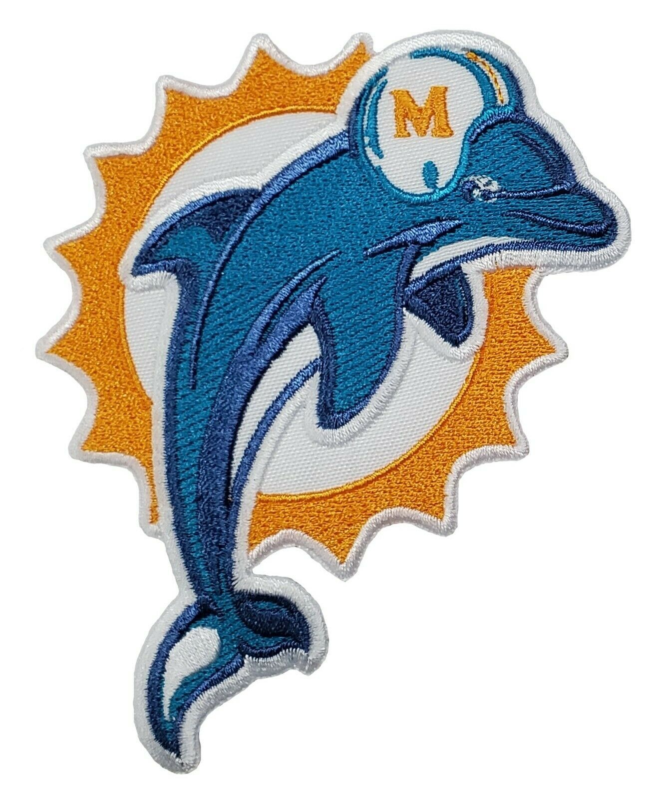 Embroidered Patch miami dolphins