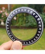 Sant Bhindranwale Kara Gurmukhi Black White Sarbloh Kada Sikh Singh Bang... - $19.81