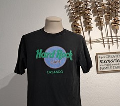 Vintage 80&#39;s Hard Rock Cafe Orlando black T-shirt size XL - $20.78
