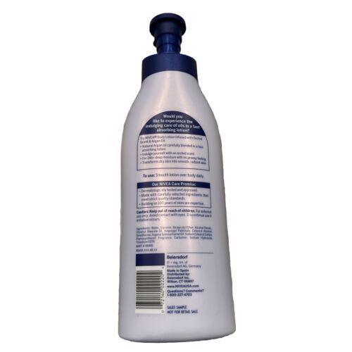 NIVEA Oil Infused Body Lotion Orchid and Argan Oil, 16.9 Fluid Ounce - $8.41