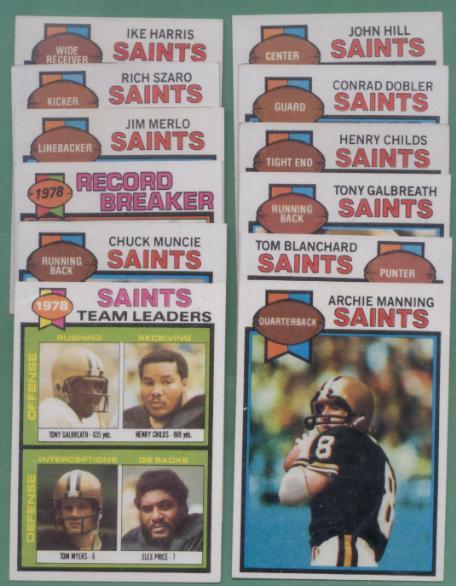 Primary image for  1979 Topps New Orleans Saints Football Set